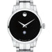 USNI Women's Movado Stainless Steel Watch with Black Dial