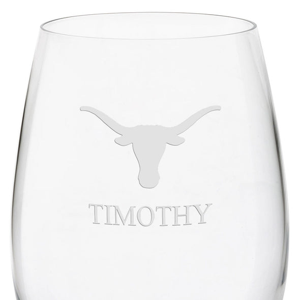 UT Austin Red Wine Glasses Shot #3