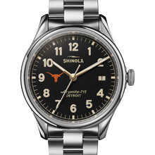 UT Austin Shinola Watch, The Vinton 38mm Black Dial Shot #1