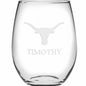 UT Austin Stemless Wine Glasses Made in the USA Shot #2