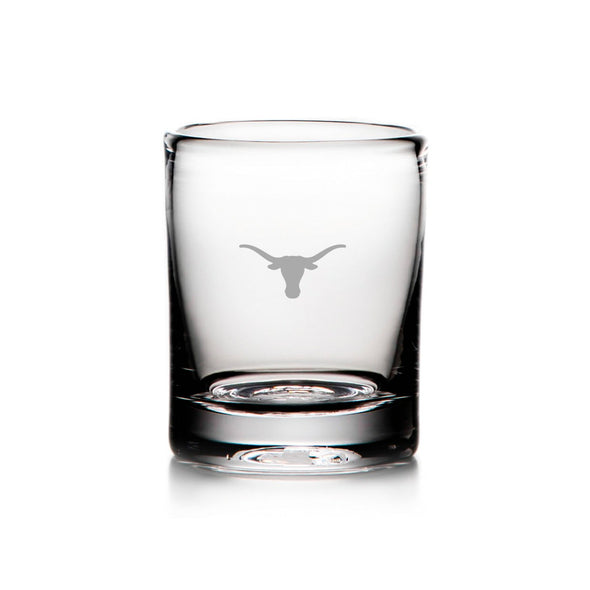 UT Austin Whiskey Glass by Simon Pearce Shot #1