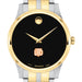 UT Dallas Men's Movado Collection Two-Tone Watch with Black Dial