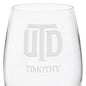 UT Dallas Red Wine Glasses Shot #3