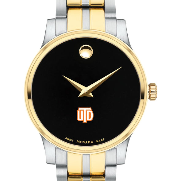 UT Dallas Women&#39;s Movado Collection Two-Tone Watch with Black Dial Shot #1