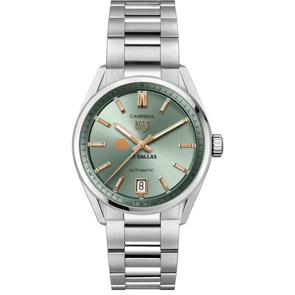 UT Dallas Women&#39;s TAG Heuer Steel Carrera with Green Dial Shot #2