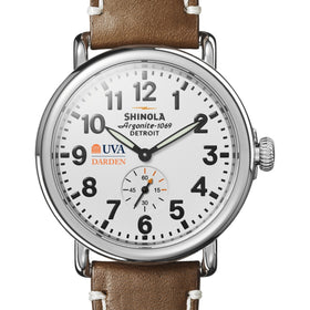 UVA Darden Shinola Watch, The Runwell 41 mm White Dial Shot #1