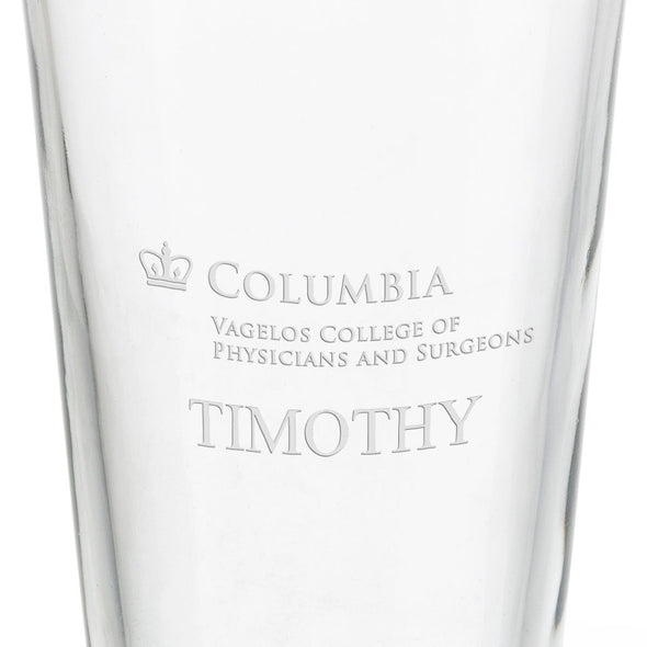 Vagelos College of Physicians &amp; Surgeons 16 oz Pint Glass - Set of 2 Shot #3