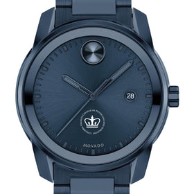 Vagelos College of Physicians &amp; Surgeons Men&#39;s Movado BOLD Blue Ion with Date Window Shot #1