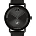 Vagelos College of Physicians & Surgeons Men's Movado BOLD with Black Leather Strap