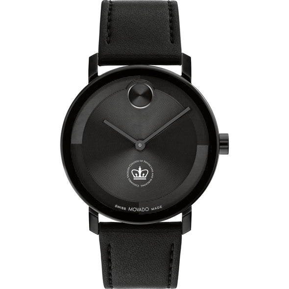 Vagelos College of Physicians &amp; Surgeons Men&#39;s Movado BOLD with Black Leather Strap Shot #2