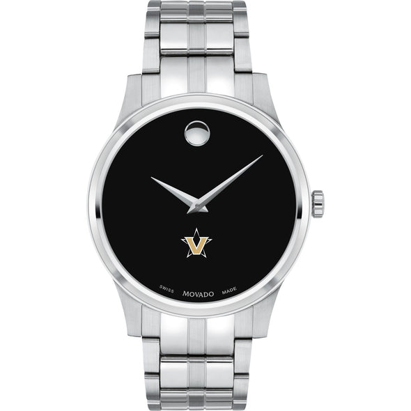 Vanderbilt Men&#39;s Movado Collection Stainless Steel Watch with Black Dial Shot #2