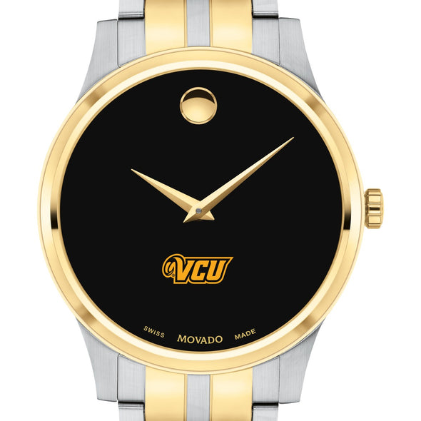 VCU Men&#39;s Movado Collection Two-Tone Watch with Black Dial Shot #1