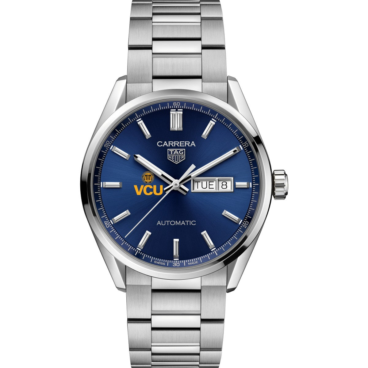 Tag heuer carrera sale day date blue