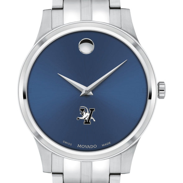 Vermont Men&#39;s Movado Collection Stainless Steel Watch with Blue Dial Shot #1