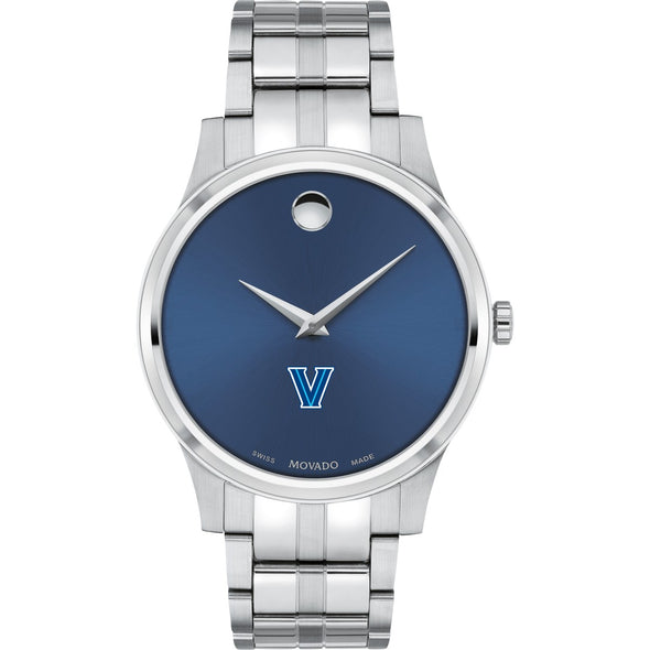 Villanova Men&#39;s Movado Collection Stainless Steel Watch with Blue Dial Shot #2