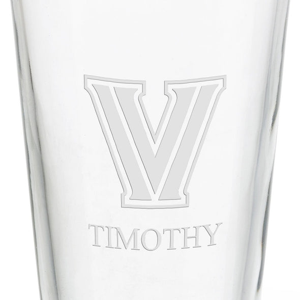 Villanova University 16 oz Pint Glass Shot #3