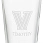 Villanova University 16 oz Pint Glass Shot #3