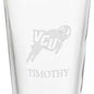 Virginia Commonwealth University 16 oz Pint Glass Shot #3