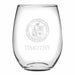 Virginia Tech Stemless Wine Glasses Made in the USA