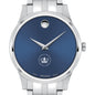 VP&S Men's Movado Collection Stainless Steel Watch with Blue Dial Shot #1