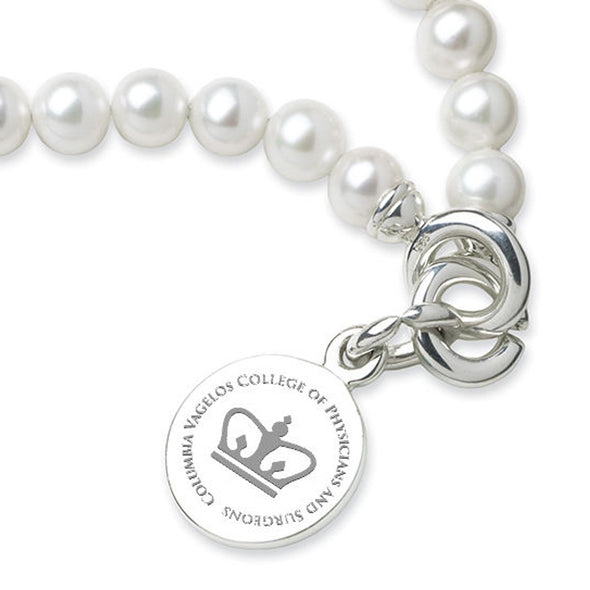 VP&amp;S Pearl Bracelet with Sterling Silver Charm Shot #2