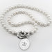 VP&S Pearl Necklace with Sterling Silver Charm