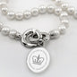 VP&S Pearl Necklace with Sterling Silver Charm Shot #2