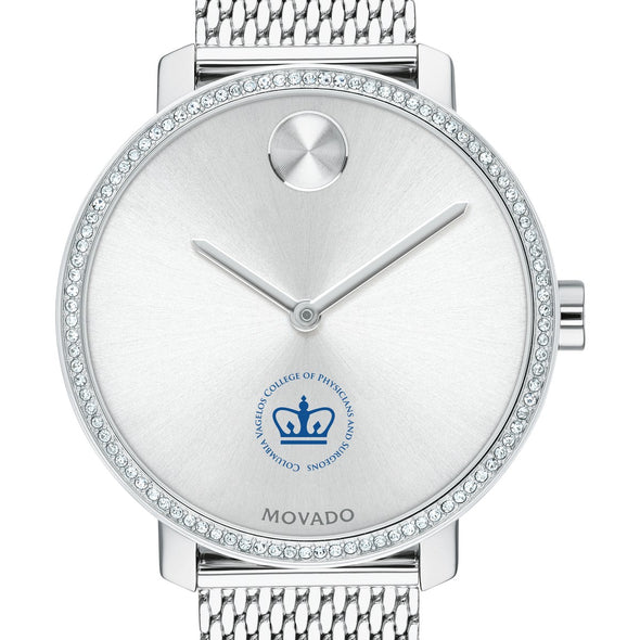 VP&amp;S Women&#39;s Movado Bold with Crystal Bezel &amp; Mesh Bracelet Shot #1