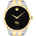 Wake Forest Men's Movado Collection Two-Tone Watch with Black Dial