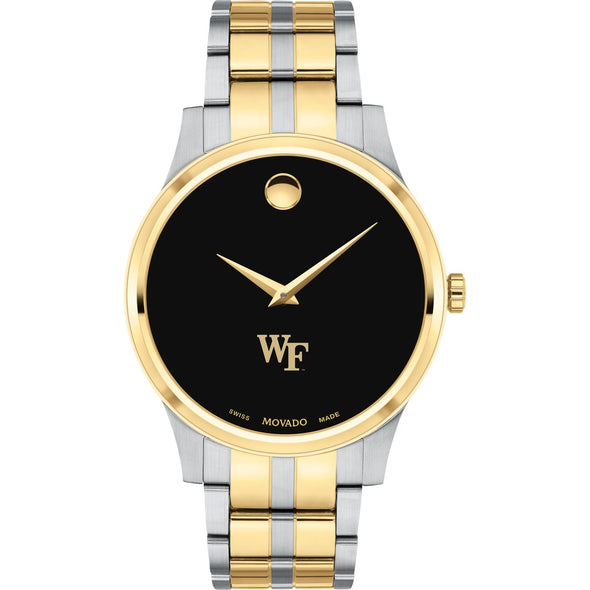 Wake Forest Men&#39;s Movado Collection Two-Tone Watch with Black Dial Shot #2