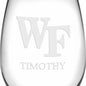 Wake Forest Stemless Wine Glasses Made in the USA Shot #3