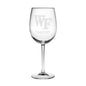 Wake Forest University Red Wine Glasses - Made in the USA Shot #1