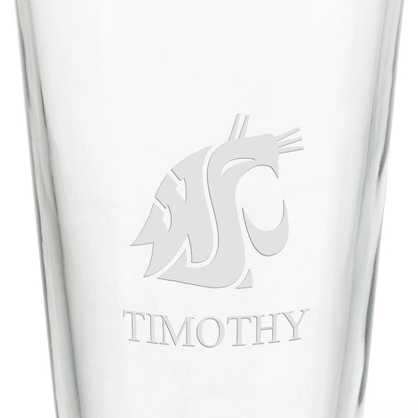 Washington State University 16 oz Pint Glass Shot #3