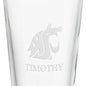 Washington State University 16 oz Pint Glass Shot #3