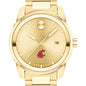 Washington State University Men's Movado BOLD Gold with Date Window Shot #1