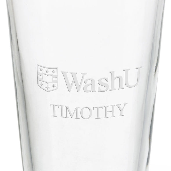 Washington University in St. Louis 16 oz Pint Glass - Set of 4 Shot #3