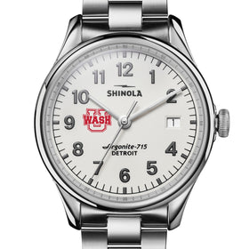 Washington University in St. Louis Shinola Watch, The Vinton 38 mm Alabaster Dial at M.LaHart &amp; Co. Shot #1