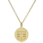 WashU 14K Gold Pendant & Chain Shot #2