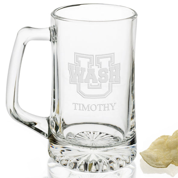 WashU 25 oz Beer Mug Shot #2