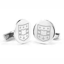 WashU Cufflinks in Sterling Silver Shot #1