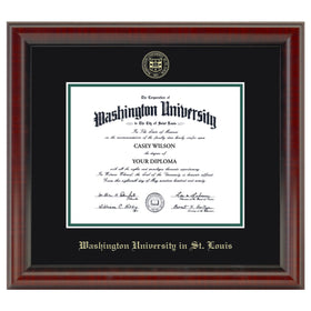 WashU Diploma Frame, the Fidelitas Shot #1