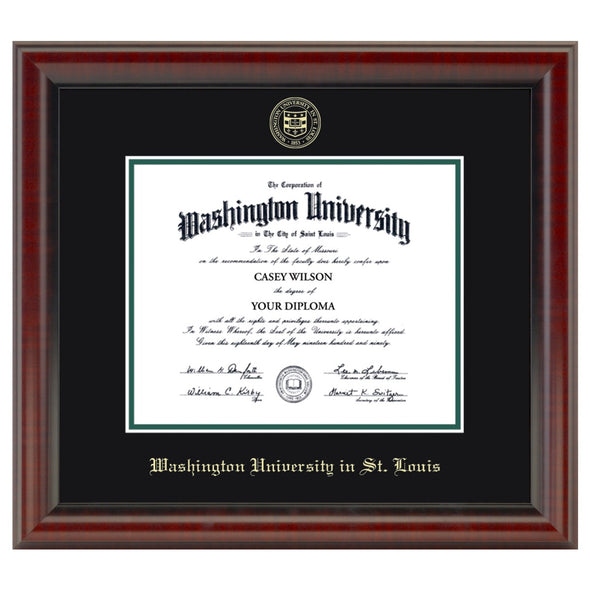 WashU Diploma Frame, the Fidelitas Shot #1