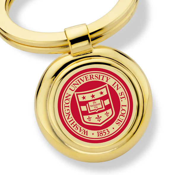 WashU Enamel Key Ring Shot #2