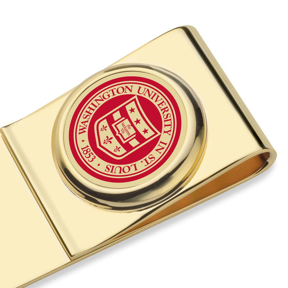 WashU Enamel Money Clip Shot #2