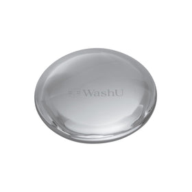 WashU Glass Dome Paperweight by Simon Pearce Shot #1