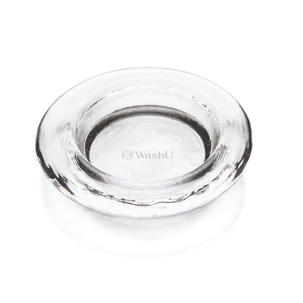 WashU Glass Wine Coaster by Simon Pearce Shot #1