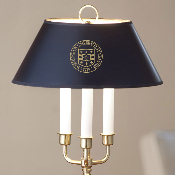 WashU Lamp in Brass &amp; Marble Shot #2