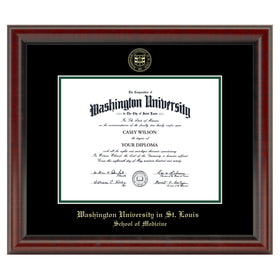 WashU Medicine Diploma Frame, the Fidelitas Shot #1