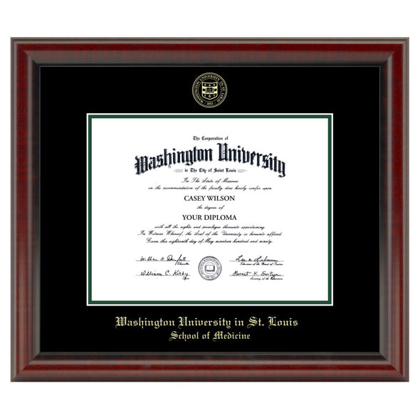 WashU Medicine Diploma Frame, the Fidelitas Shot #1