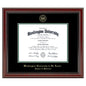 WashU Medicine Diploma Frame, the Fidelitas Shot #1